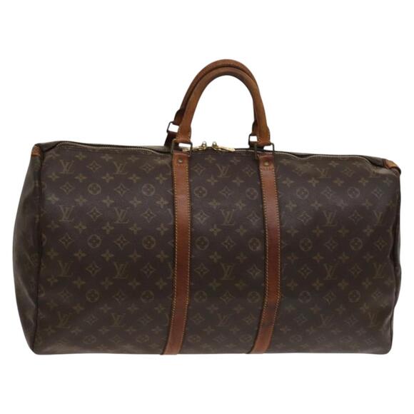 LOUIS VUITTON Monogram Keepall 55 Boston Bag M41424 - Picture 1 of 16